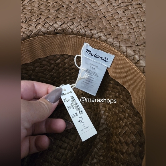 Madewell Woven Straw Hat - Picture 4 of 5